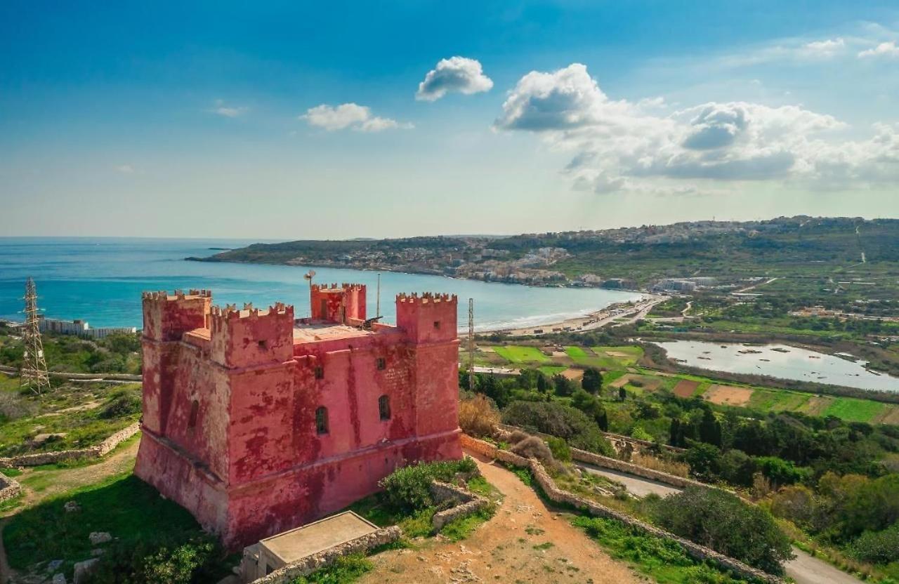 Mellieha, Luxury 3 Bedroom Azure Maisonette Kültér fotó